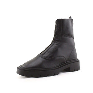 Zara Zipper Ankle Boots | 100% Authentic Leather - sundaybazar