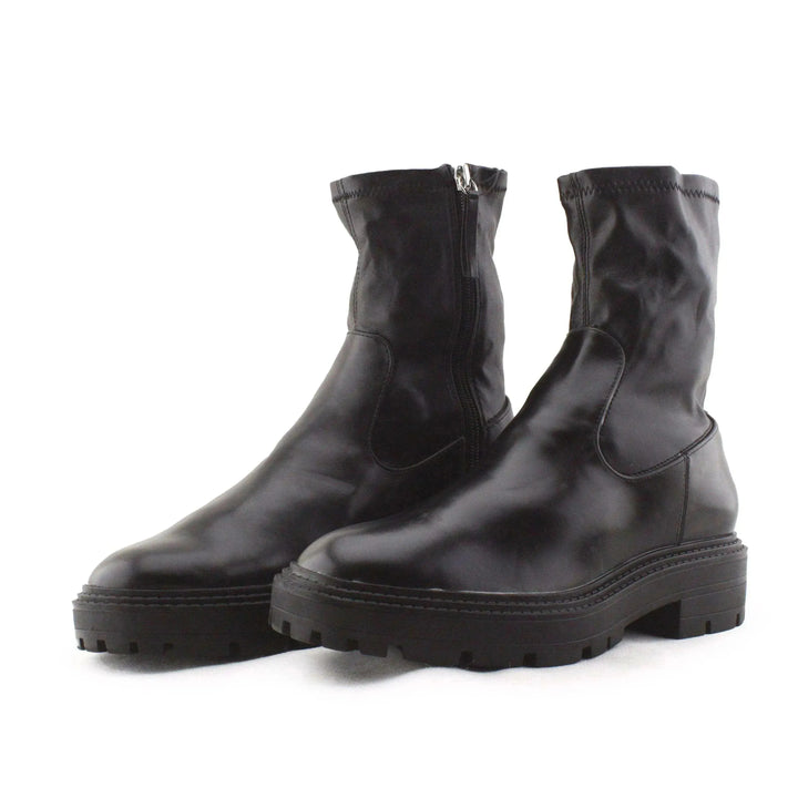 Zara Zipper Ankle Boots | 100% Authentic Leather - sundaybazar