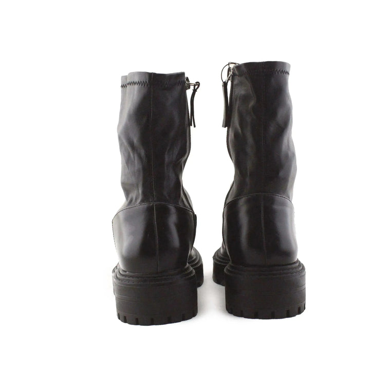 Zara Zipper Ankle Boots | 100% Authentic Leather - sundaybazar