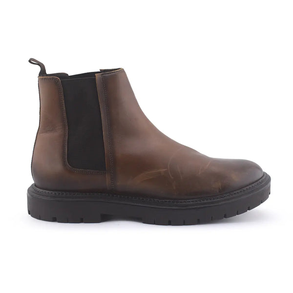 Zara Stretchable Chelsea Ankle Boots (100% Authentic Leather)
