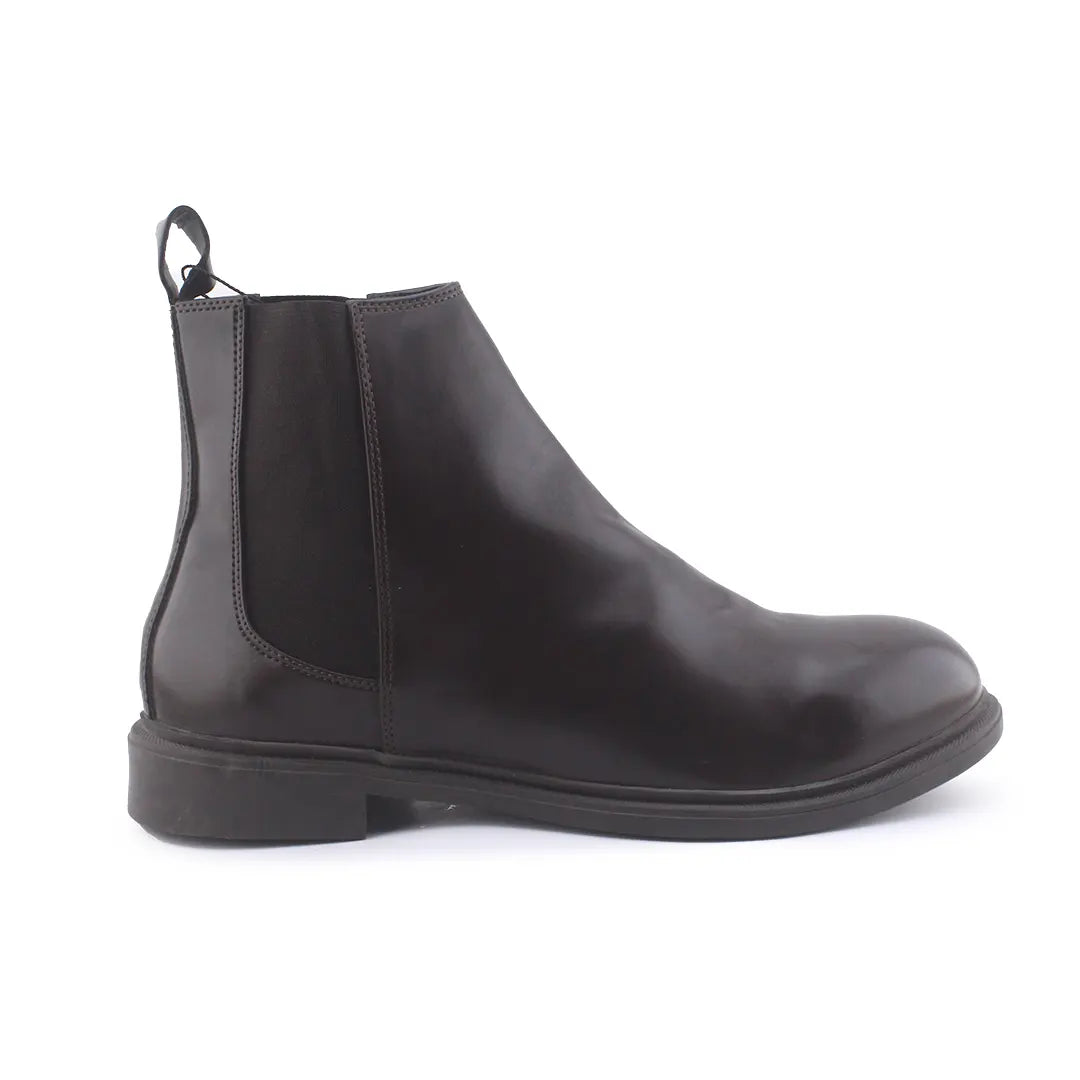 Zara Stretchable Chelsea Ankle Boots (100% Authentic Leather)