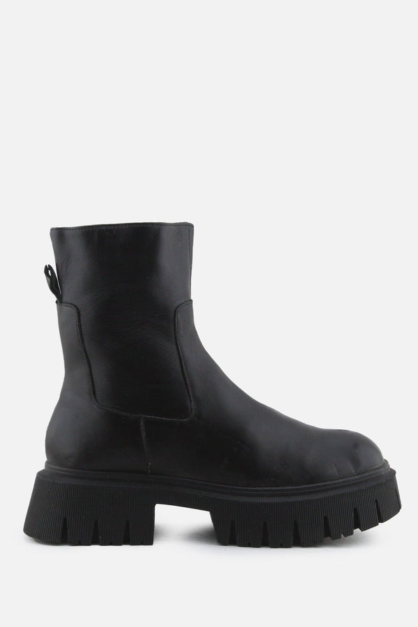 Zara Zipper Combat Ankle Boots | 100% Authentic Leather