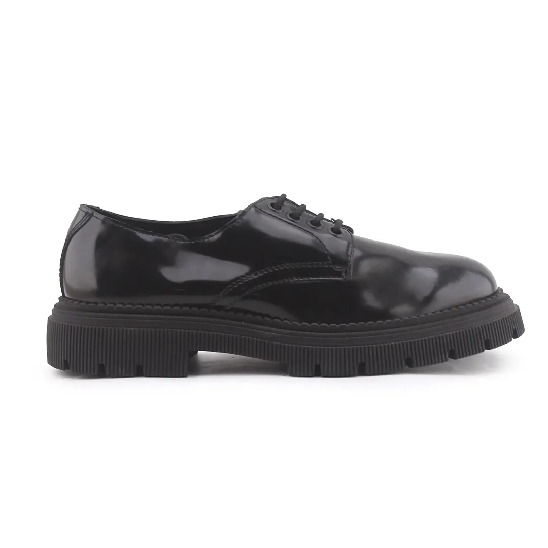 Zara Lace Up Patent Platform Shoes