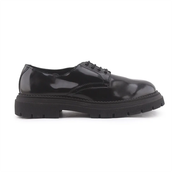 Zara Lace Up Patent Platform Shoes