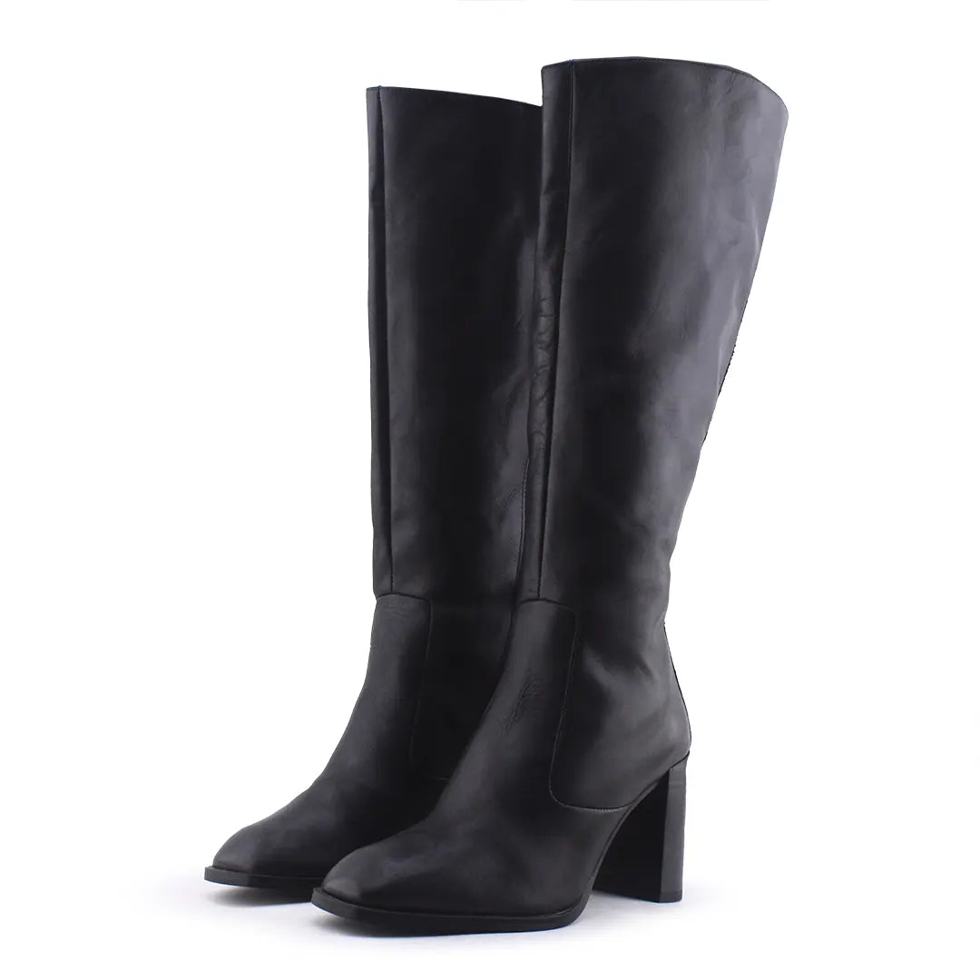 Zara Zipper Knee High Boot | 100% Authentic Leather