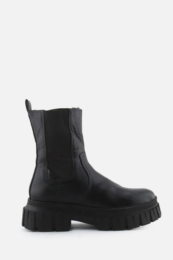 Stradivarius Stretchable Combat Ankle Boots | 100% Authentic Leather