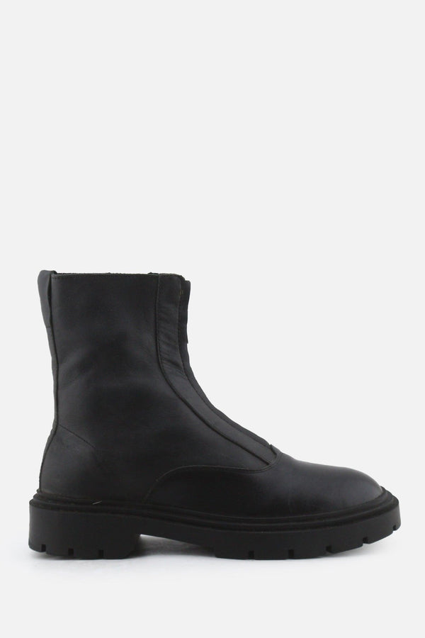 Zara Zipper Chelsea Ankle Boots | 100% Authentic Leather