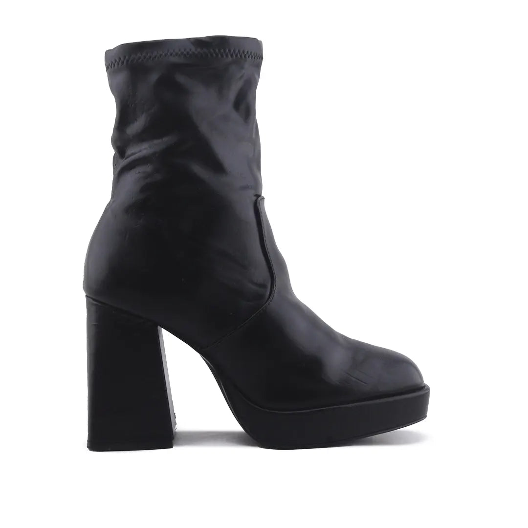 Pull & Bear Zipper Ankle Boot | 100% Authentic Leather