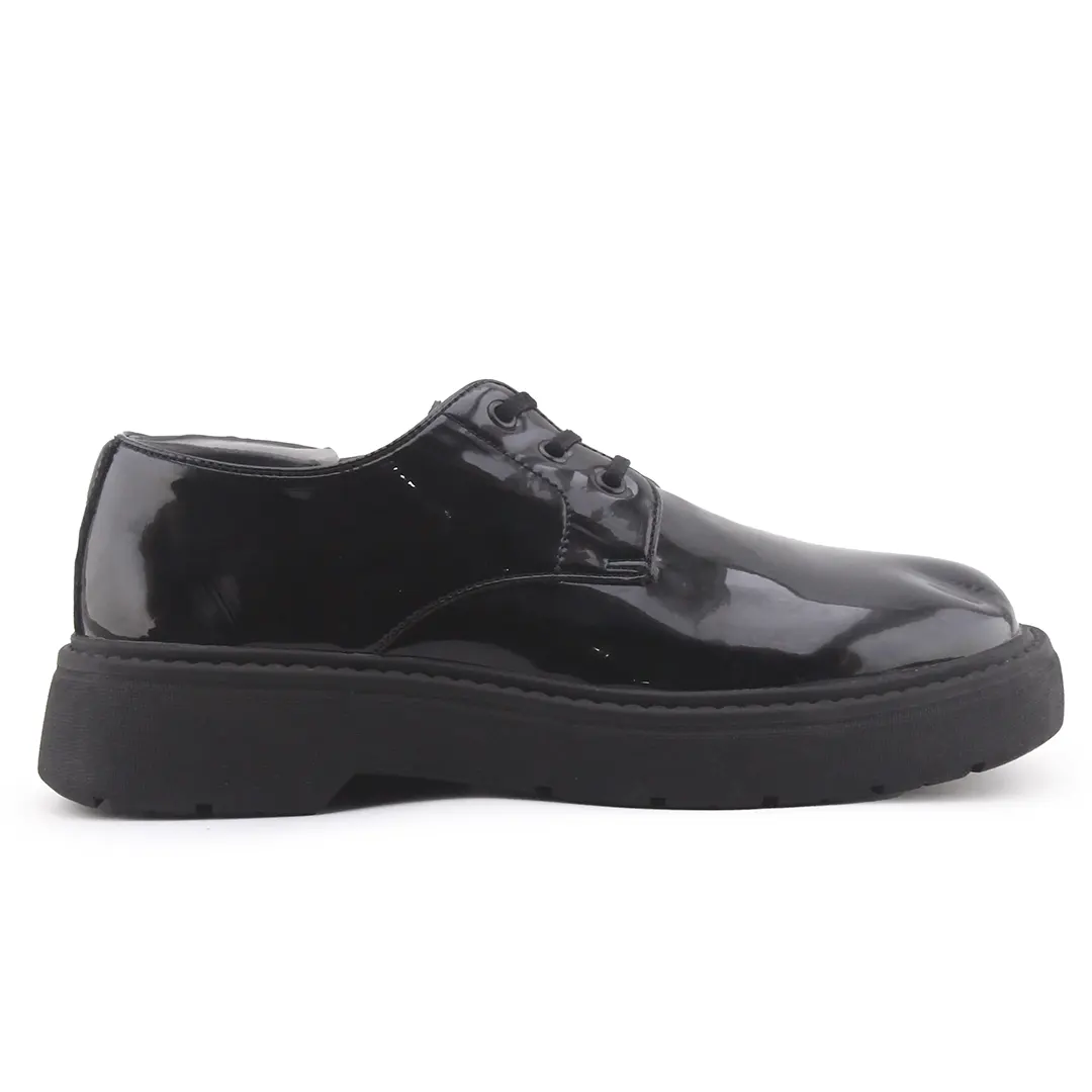 Zara Lace Up Patent Platform Shoes