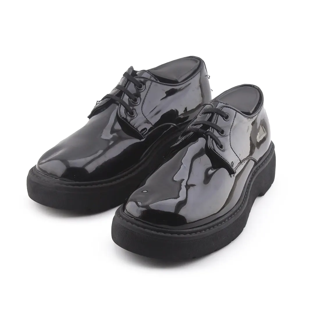 Zara Lace Up Patent Platform Shoes