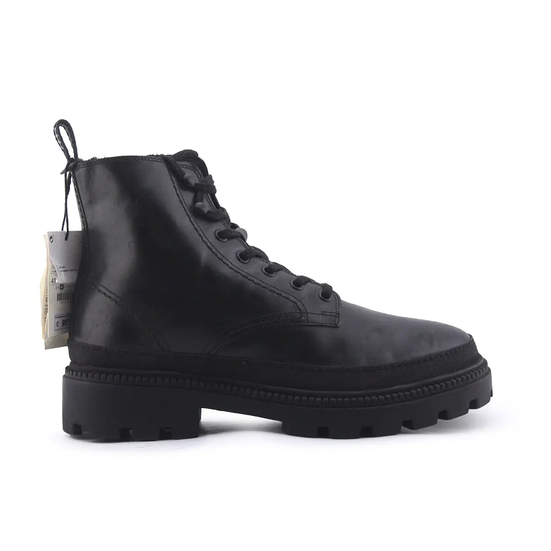 Zara Lace Up Ankle Boot | 100% Authentic Leather