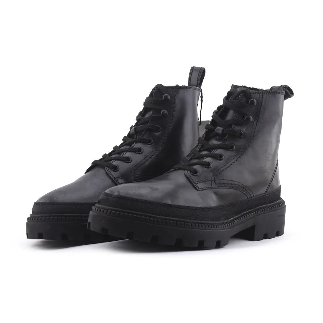 Zara Lace Up Ankle Boot | 100% Authentic Leather