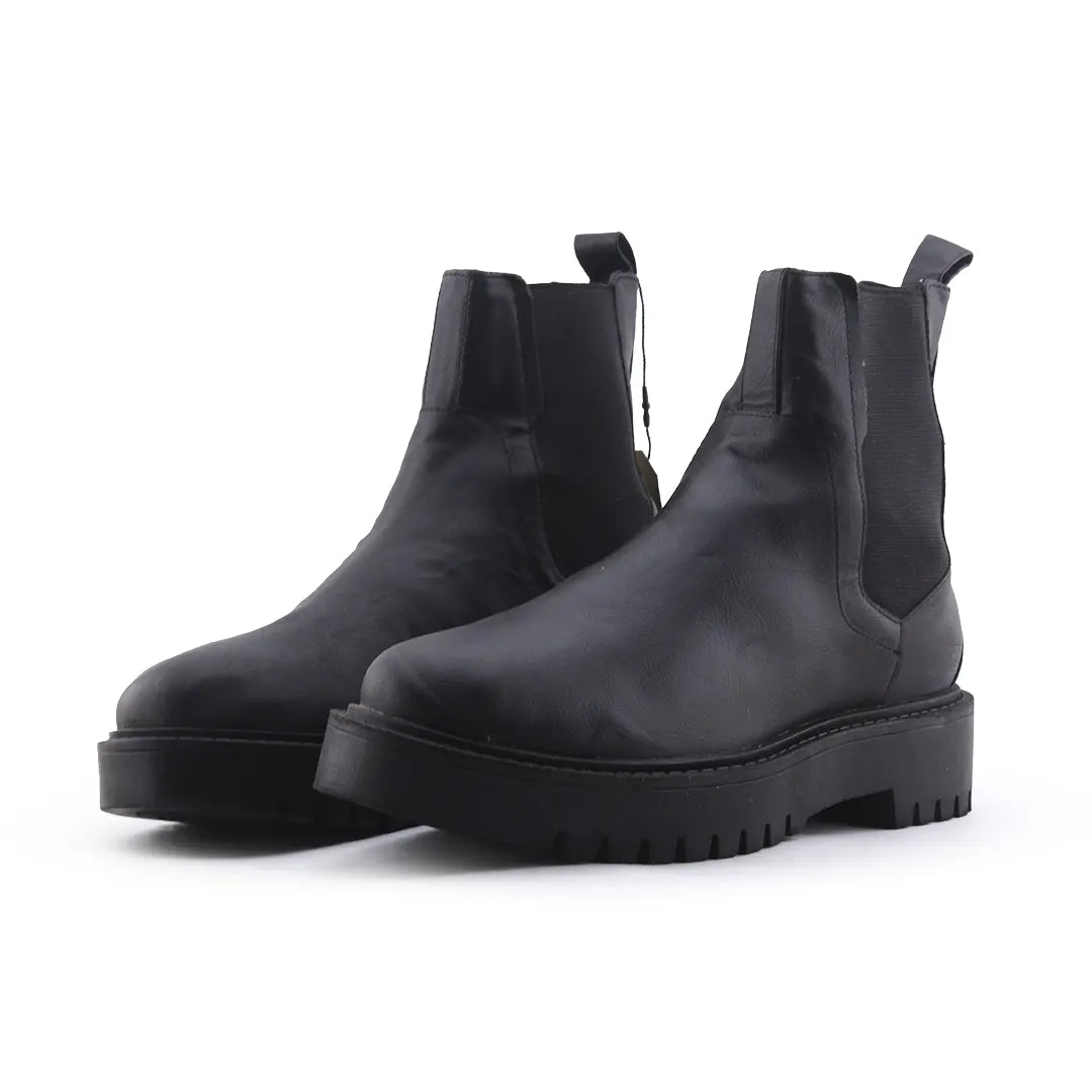 Pull & Bear Stretchable Ankle Boot | 100% Authentic Leather