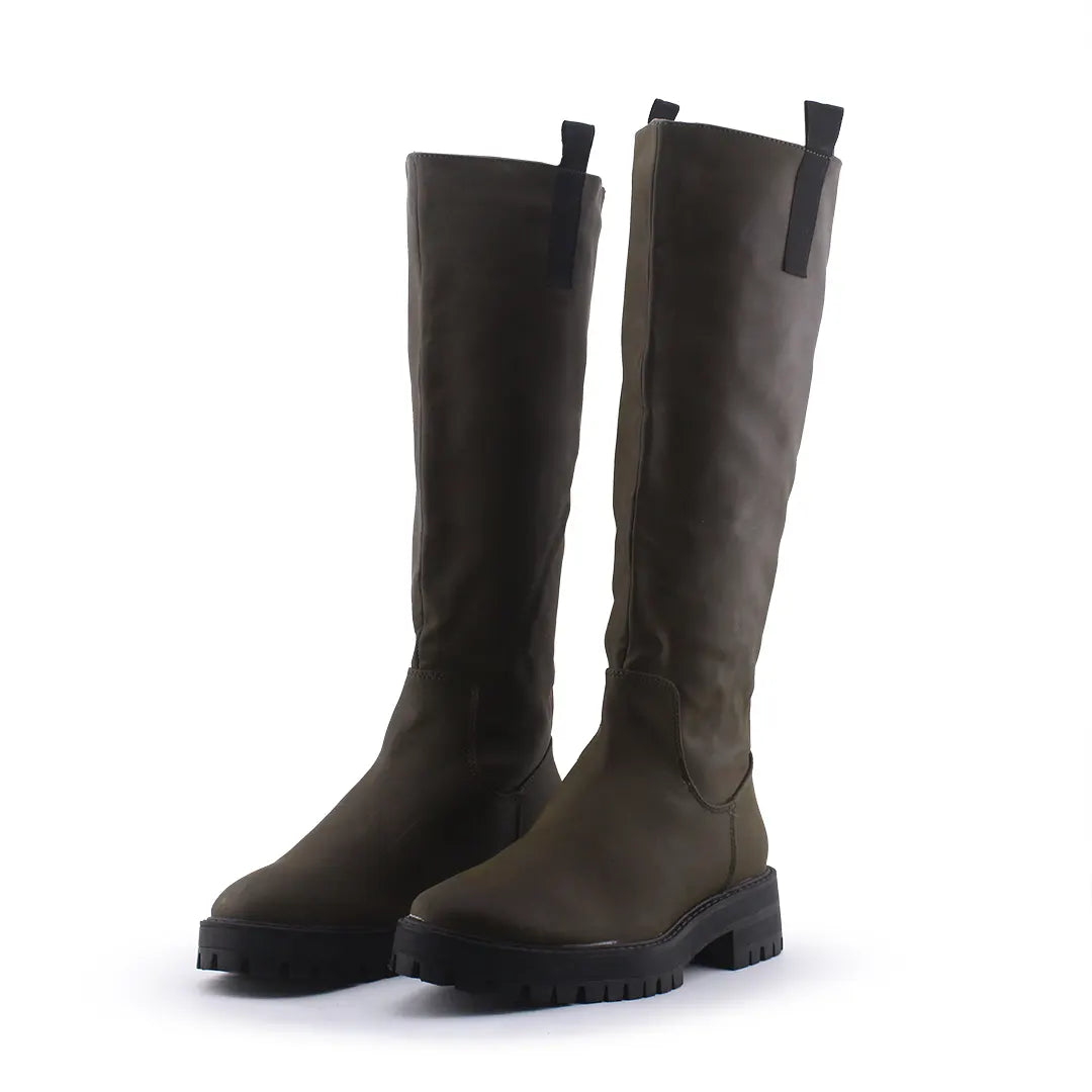 Pull & Bear Knee High Boots (100% Authentic Leather)