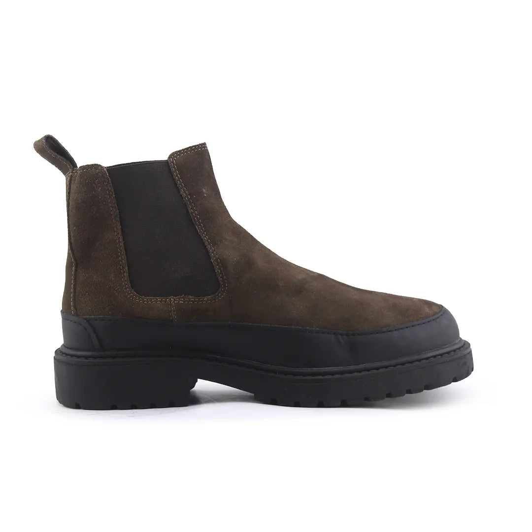 Zara Stretchable Suede Ankle Boot