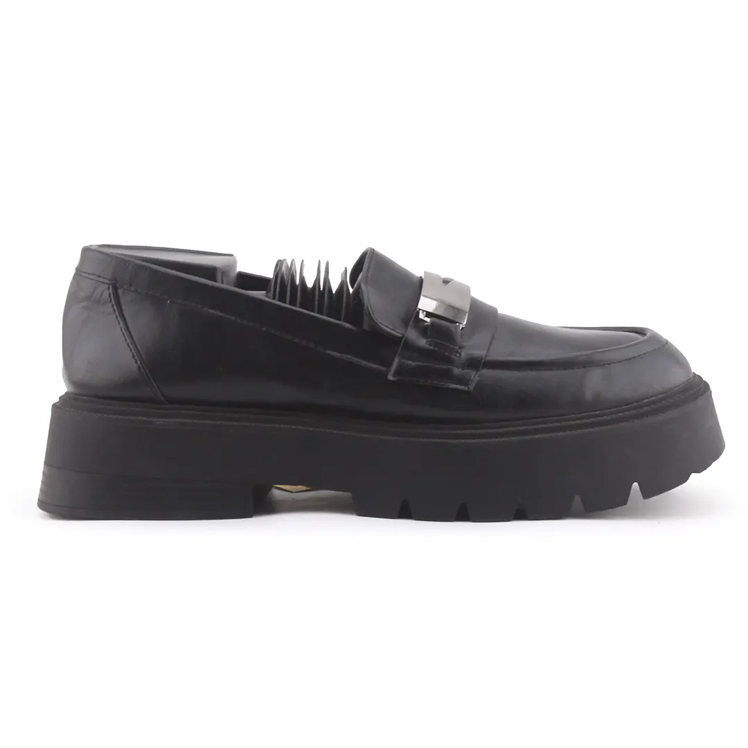 Bershka Lug Sole Metal Embellished Platform Shoes