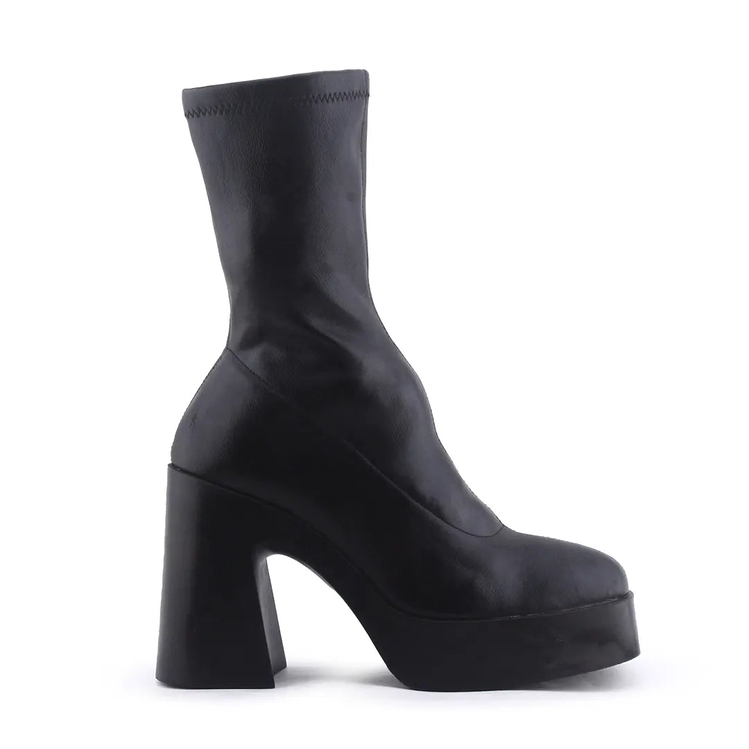 Stradivarius Zipper Ankle Boot | 100% Authentic Leather