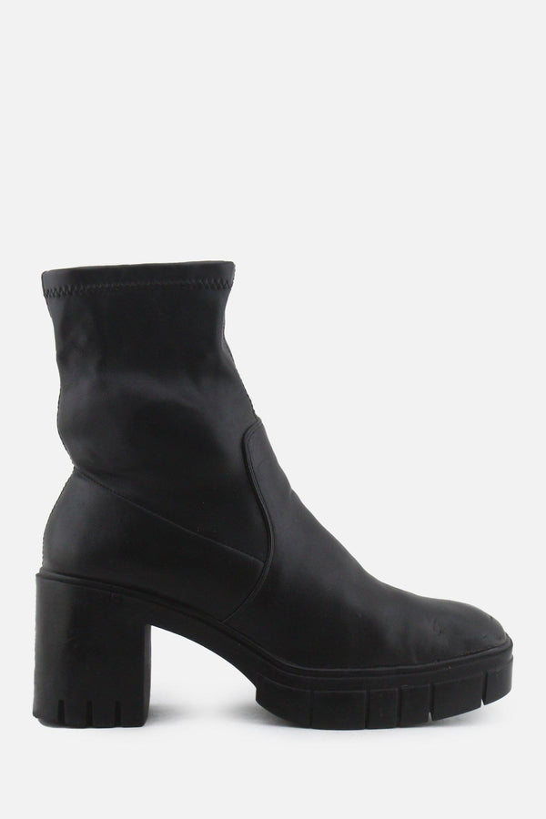 Stradivarius Block Ankle Boots | 100% Authentic Leather