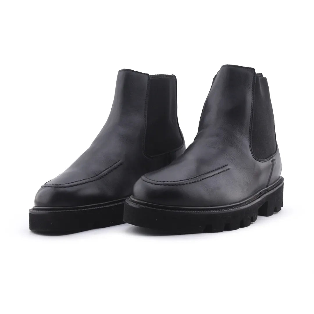 Massimo Dutti Stretchable Ankle Boot | 100% Authentic Leather