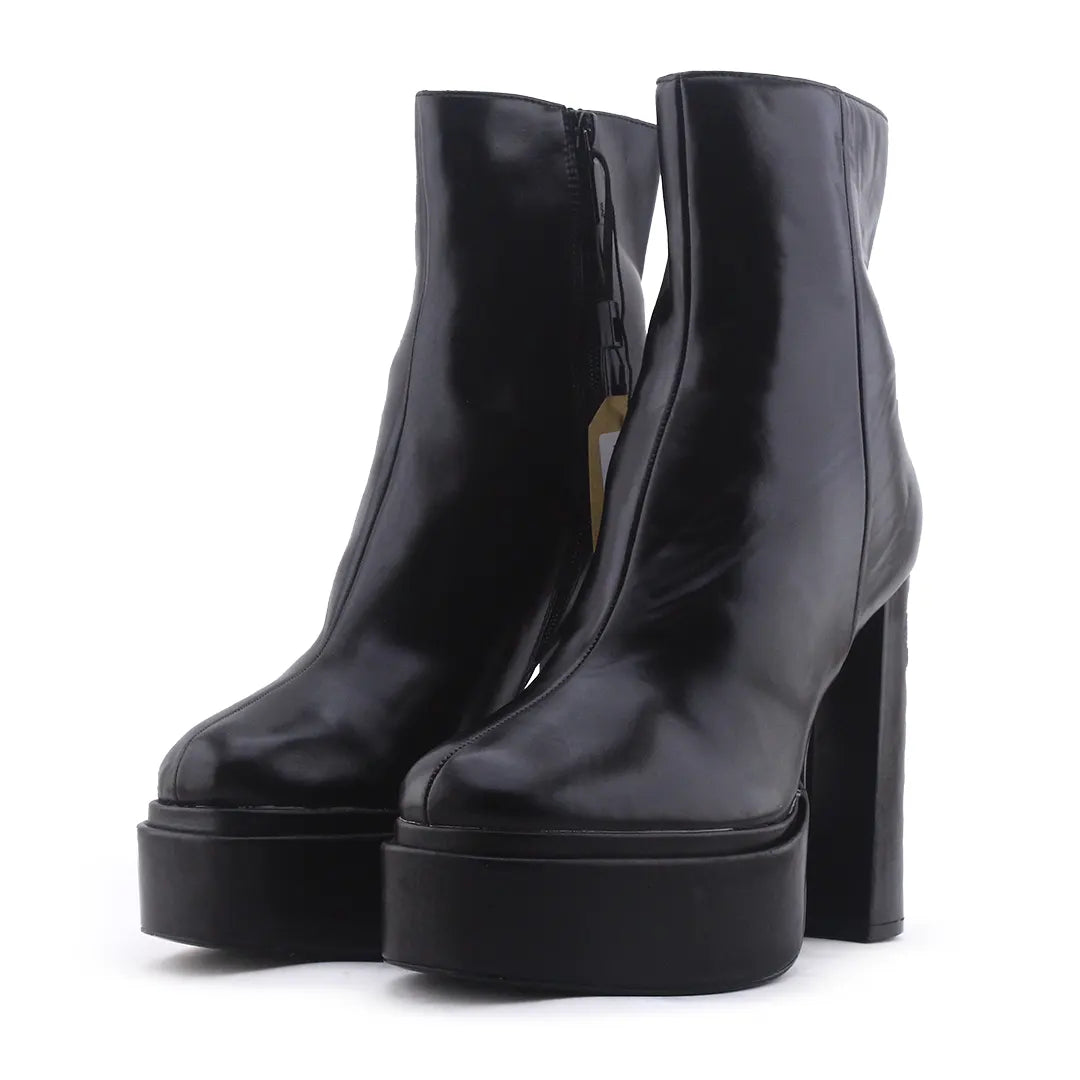 Zara Zipper Ankle Boot | 100% Authentic Leather
