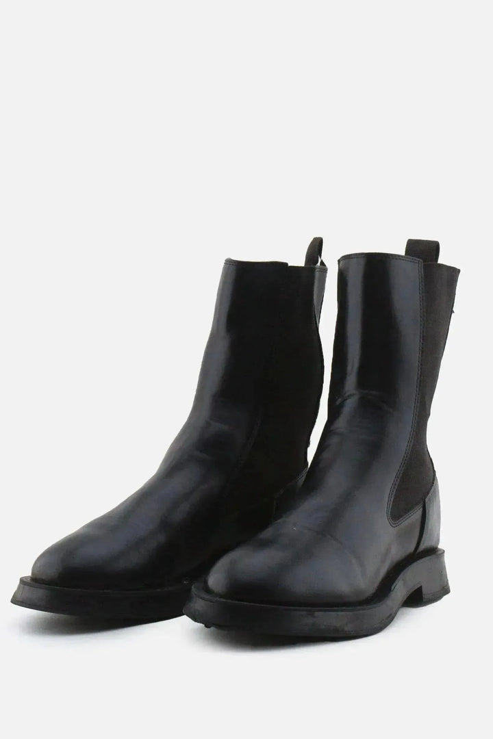 Zara Stretchable Chelsea Ankle Boots | 100% Authentic Leather - sundaybazar