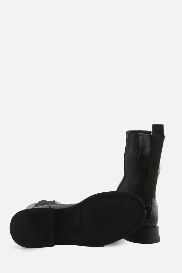 Zara Stretchable Chelsea Ankle Boots | 100% Authentic Leather - sundaybazar