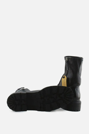 Zara Zipper Chelsea Ankle Boots | 100% Authentic Leather - sundaybazar