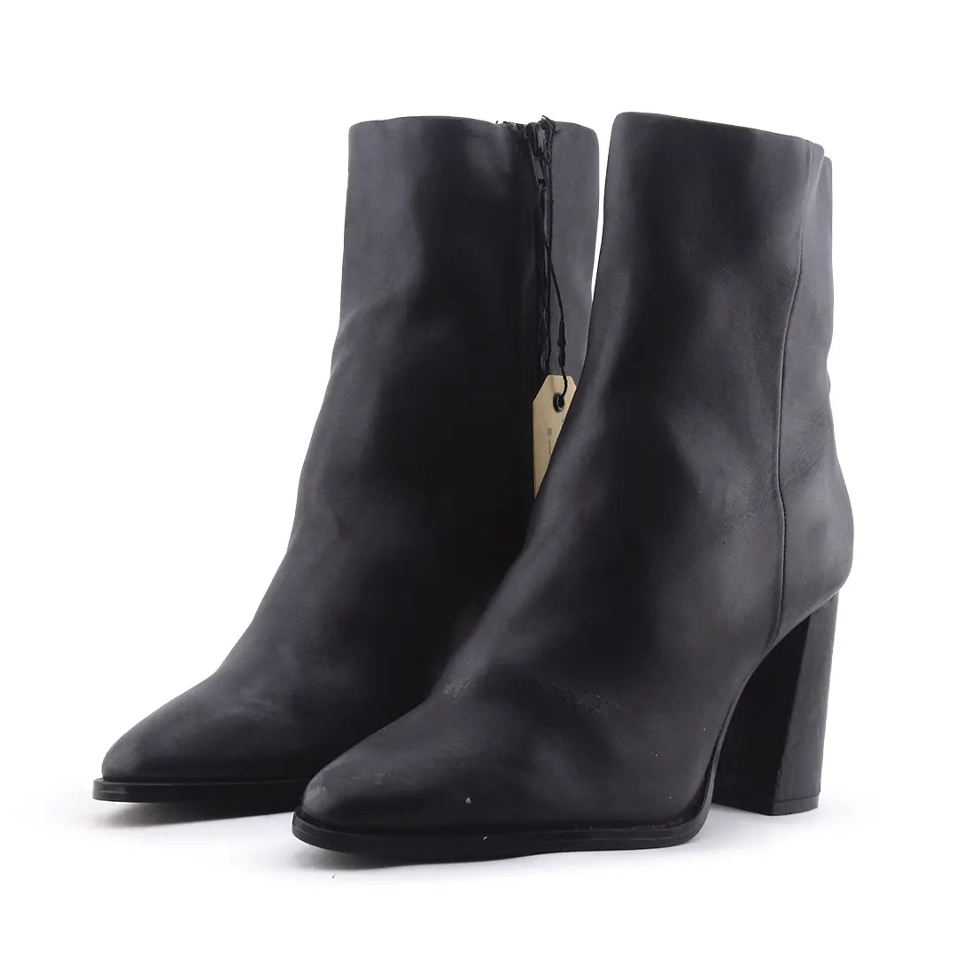 Zara Zipper Ankle Boot | 100% Authentic Leather