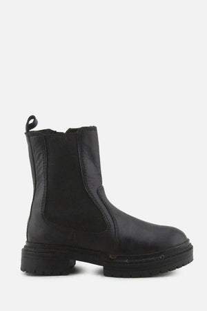 Zara Zipper Stretchable Chelsea Ankle Boots | 100% Authentic Leather - sundaybazar