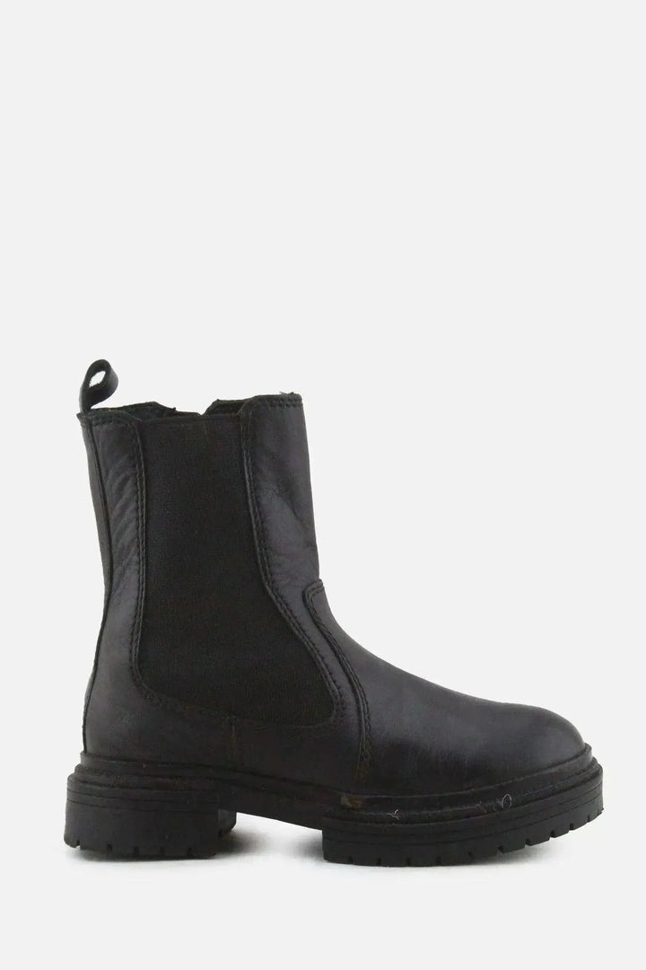 Zara Zipper Stretchable Chelsea Ankle Boots | 100% Authentic Leather - sundaybazar