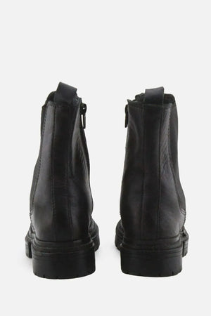 Zara Zipper Stretchable Chelsea Ankle Boots | 100% Authentic Leather - sundaybazar