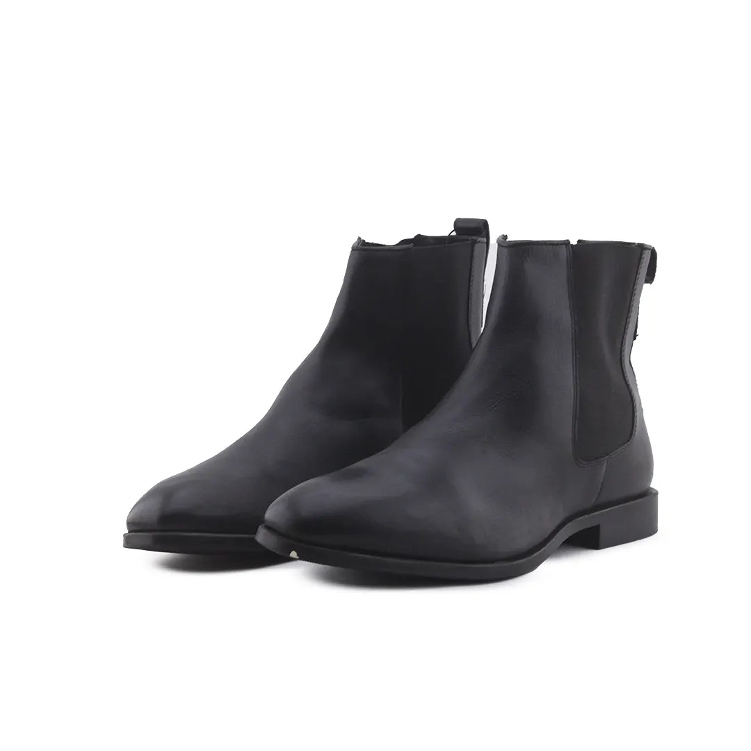 Zara Stretchable Chelsea Ankle Boots (100% Authentic Leather)