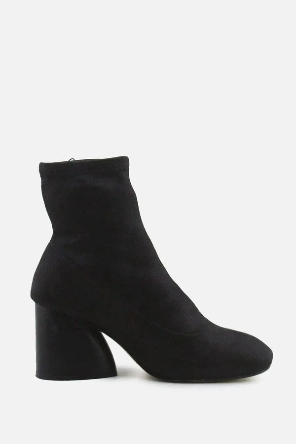 Stradivarius Block Ankle Boots | Textile - sundaybazar