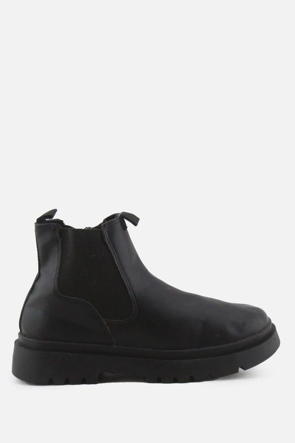 Zara Zipper Stretchable Chelsea Ankle Boots | 100% Authentic Leather