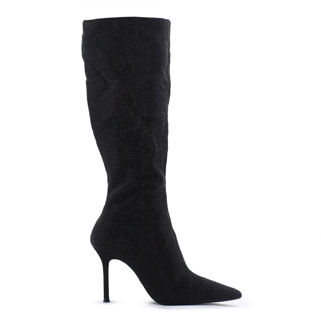 Zara Zipper Knee High Boot