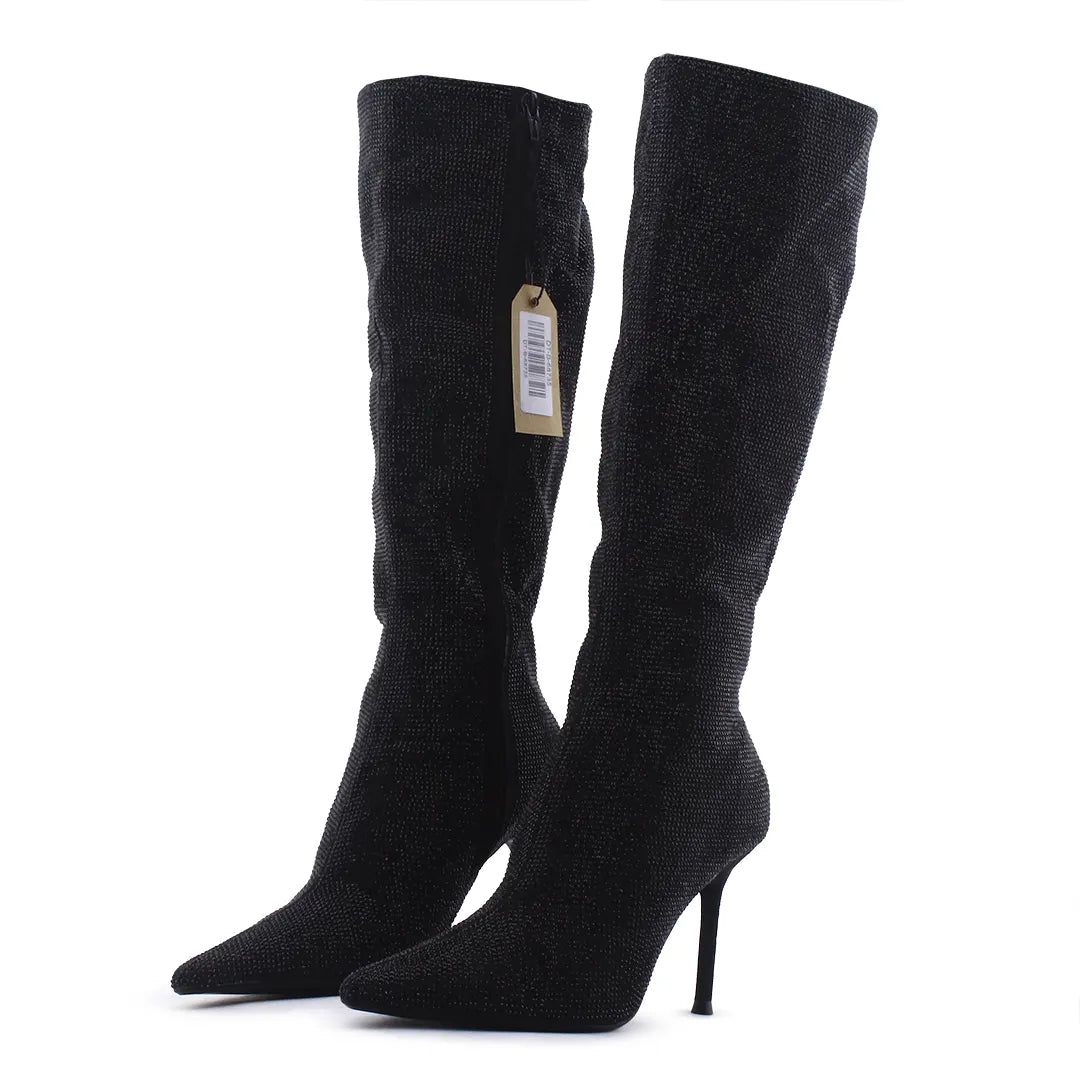 Zara Zipper Knee High Boot