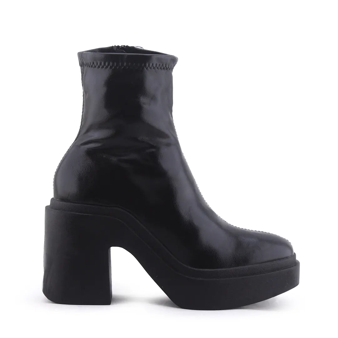 Stradivarius Zipper Ankle Boot | 100% Authentic Leather