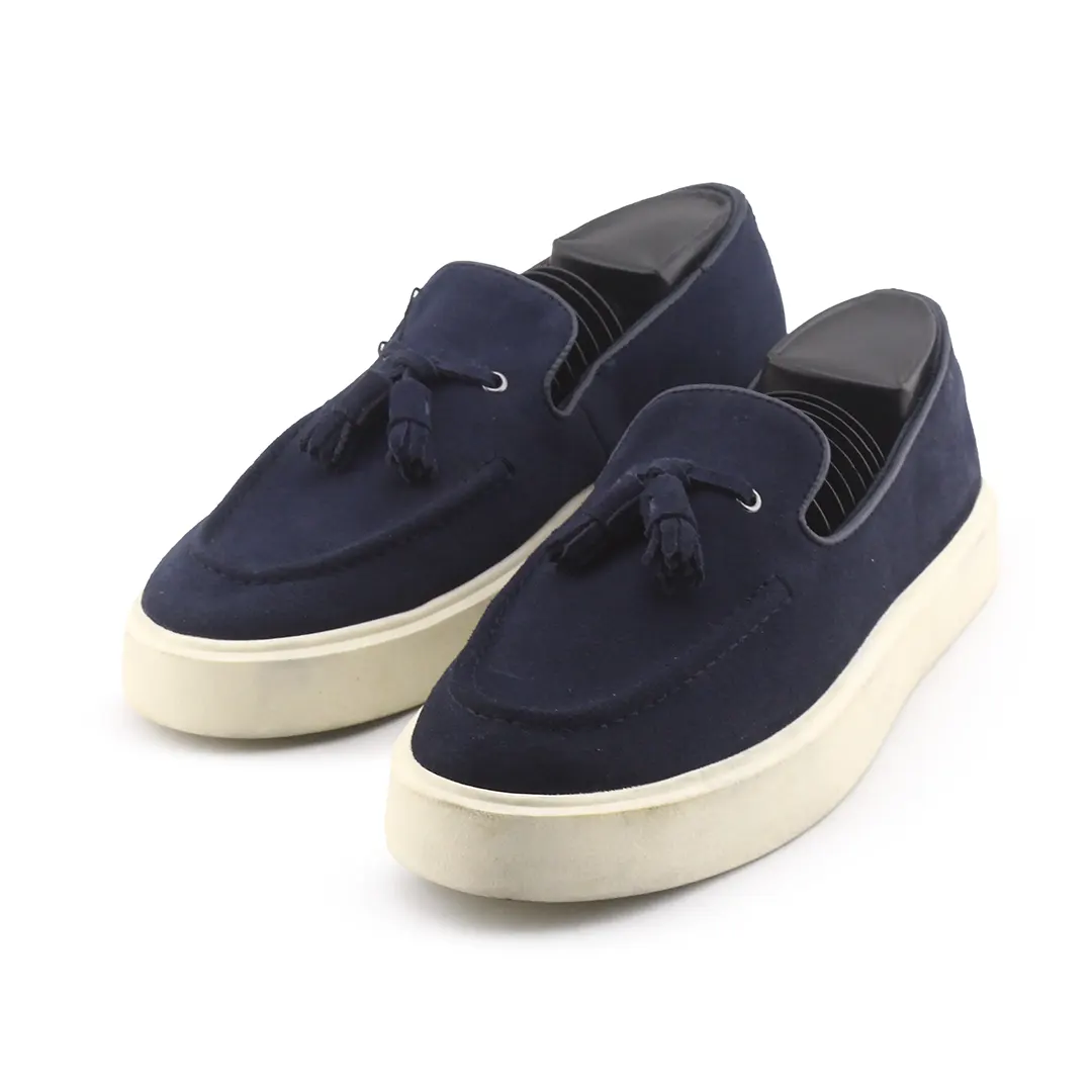 Zara Suede Penny Loaferss