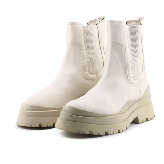 Stradivarius Stretchable Chelsea Ankle Boots (100% Authentic Leather)