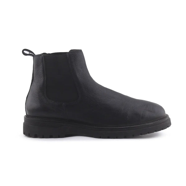 Massimo Dutti Stretchable Chelsea Ankle Boots (100% Authentic Leather)