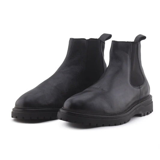 Massimo Dutti Stretchable Chelsea Ankle Boots (100% Authentic Leather)