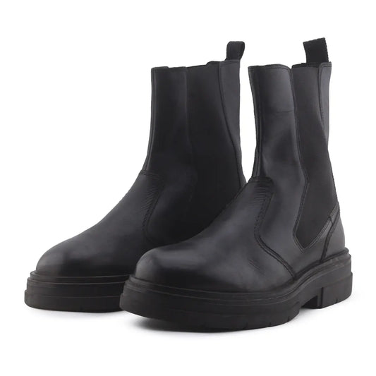 European Brand Stretchable Chelsea Ankle Boots (100% Authentic Leather)