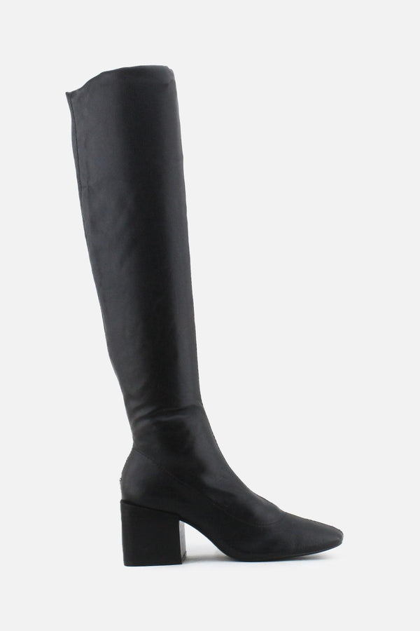 Zara Zipper Block Over The Knee Boots | 100% Authentic Leather