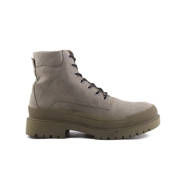 Pull & Bear Lace Up Combat Ankle Boots (100% Authentic Leather)