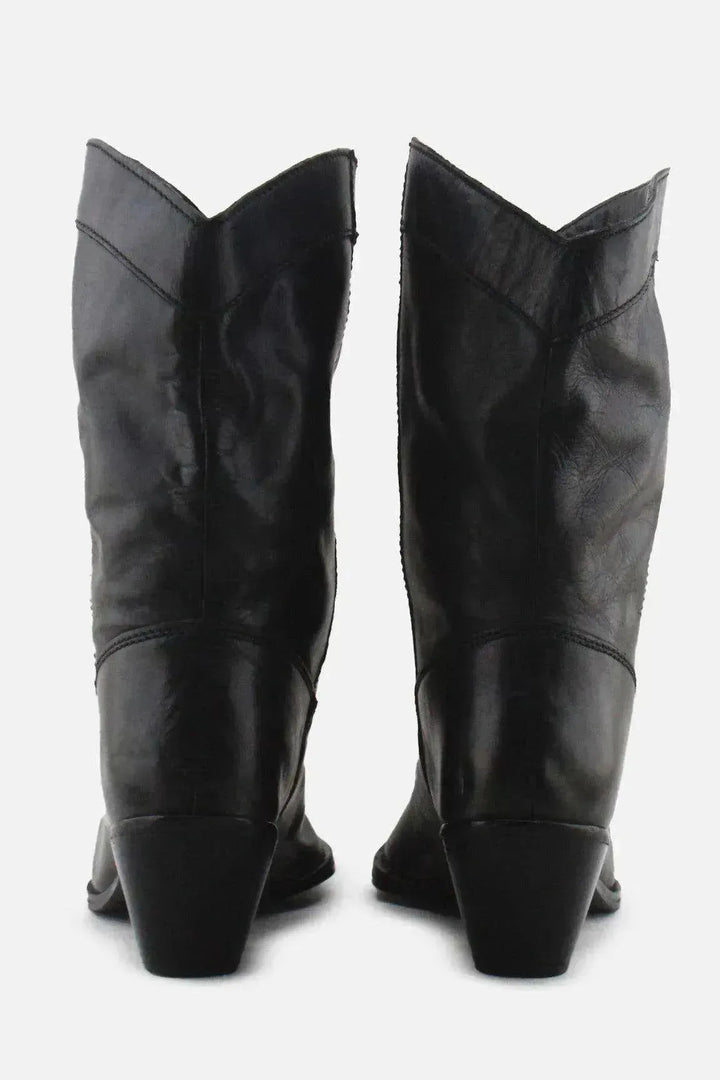 Zara Cowboy Boots | 100% Authentic Leather - sundaybazar