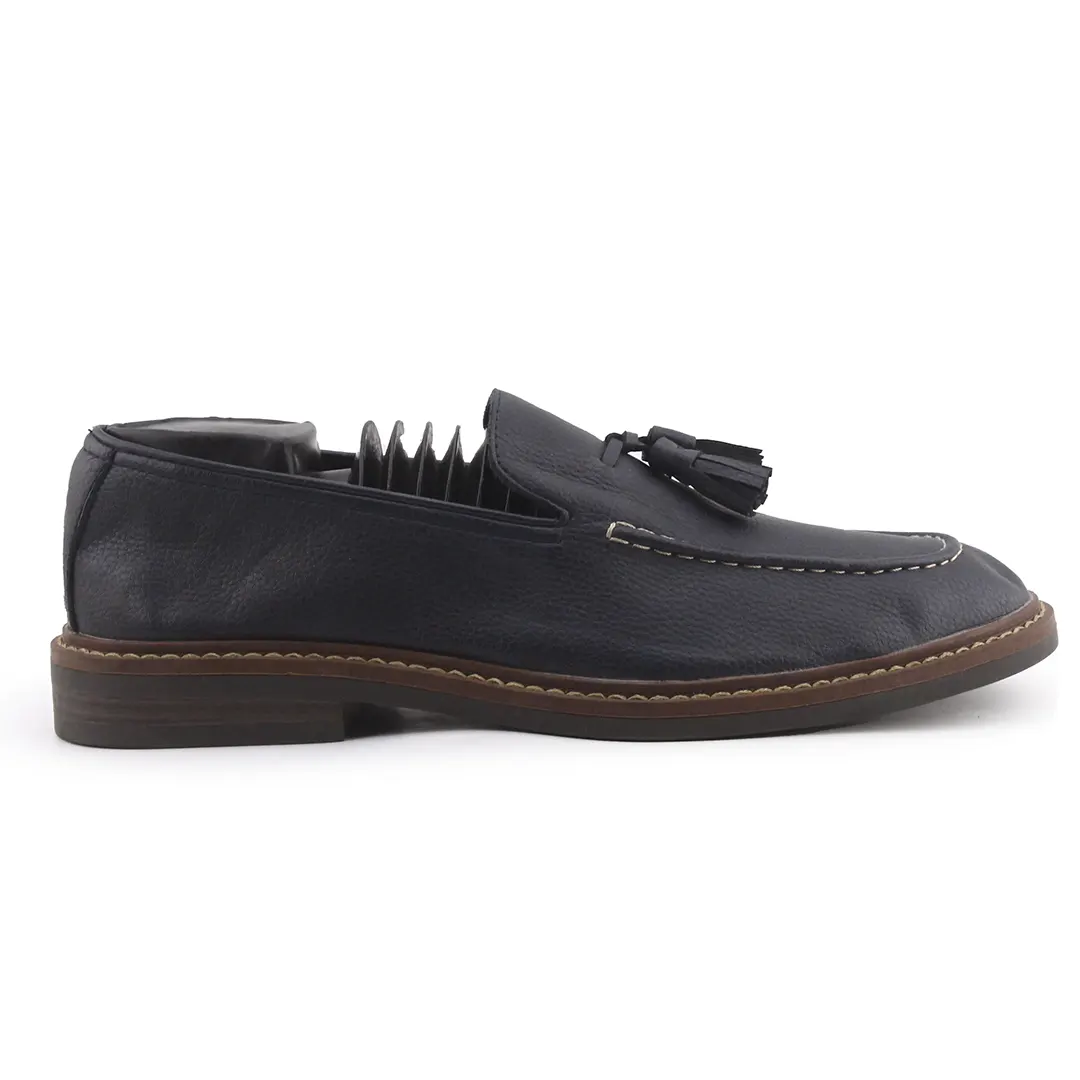 Zara Leather Penny Loaferss