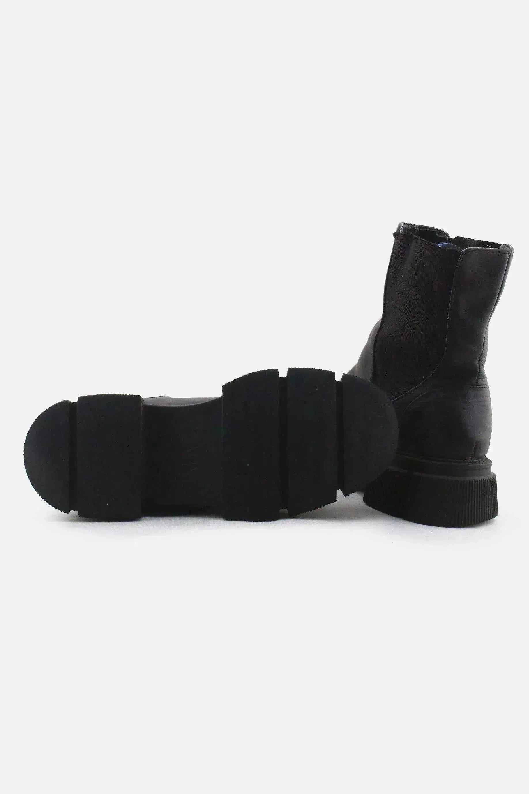 Zara Stretchable Chelsea Ankle Boots | 100% Authentic Leather - sundaybazar