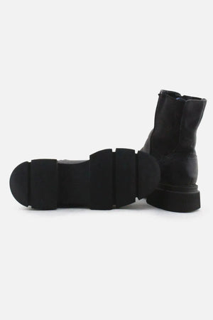 Zara Stretchable Chelsea Ankle Boots | 100% Authentic Leather - sundaybazar