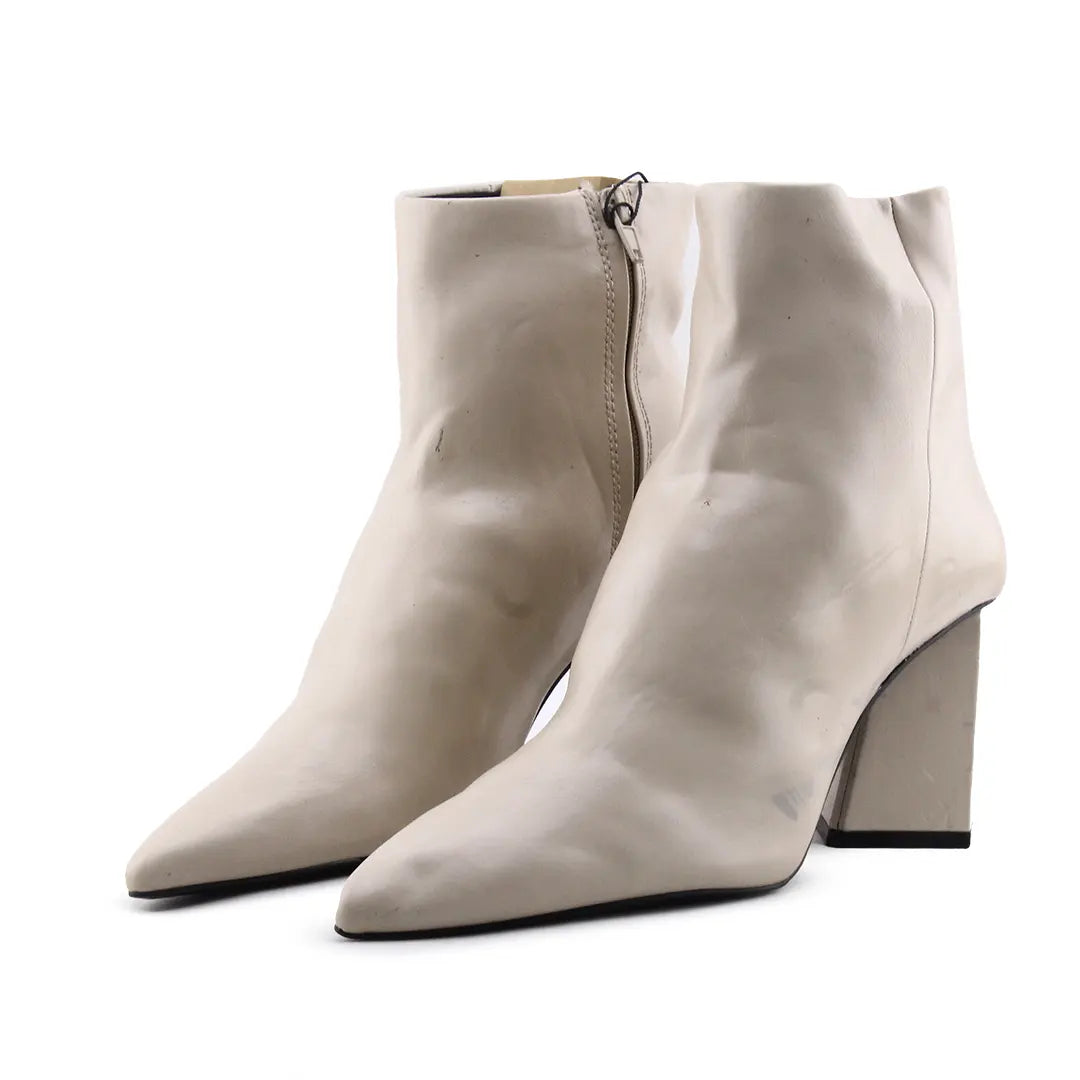 Zara Zipper Ankle Boot | 100% Authentic Leather