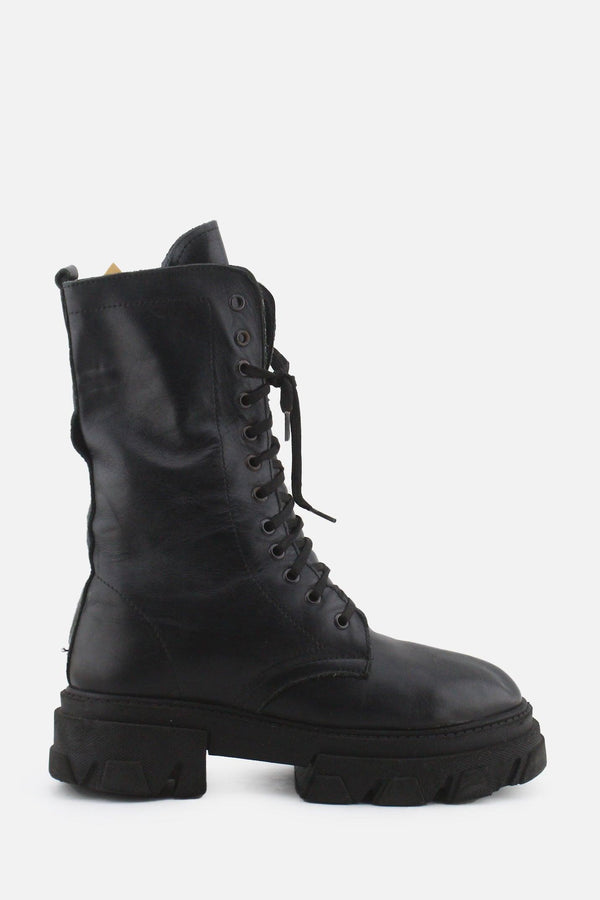 European Brand Laces Combat Ankle Boots | 100% Authentic Leather